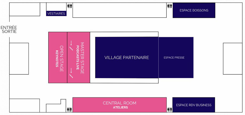 Plan officiel Paris Opportunity Week — Station F